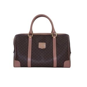 ‼️SOLD‼️ PRE-OWNED CELINE MACADAM BOSTON BAG – A2V17A10626